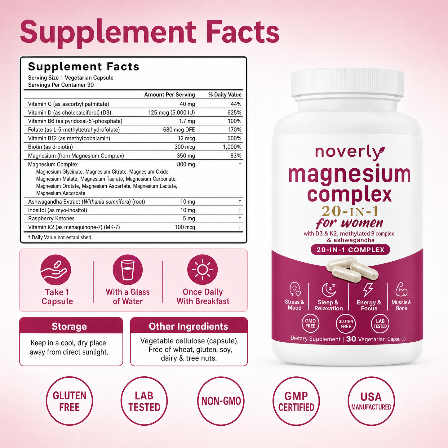 Magnesium Women's Complex — All 10 Forms