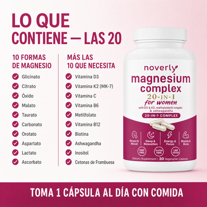 Complejo de magnesio para mujeres