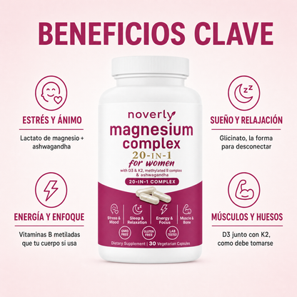 Complejo de magnesio para mujeres