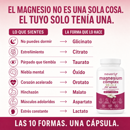 Complejo de magnesio para mujeres