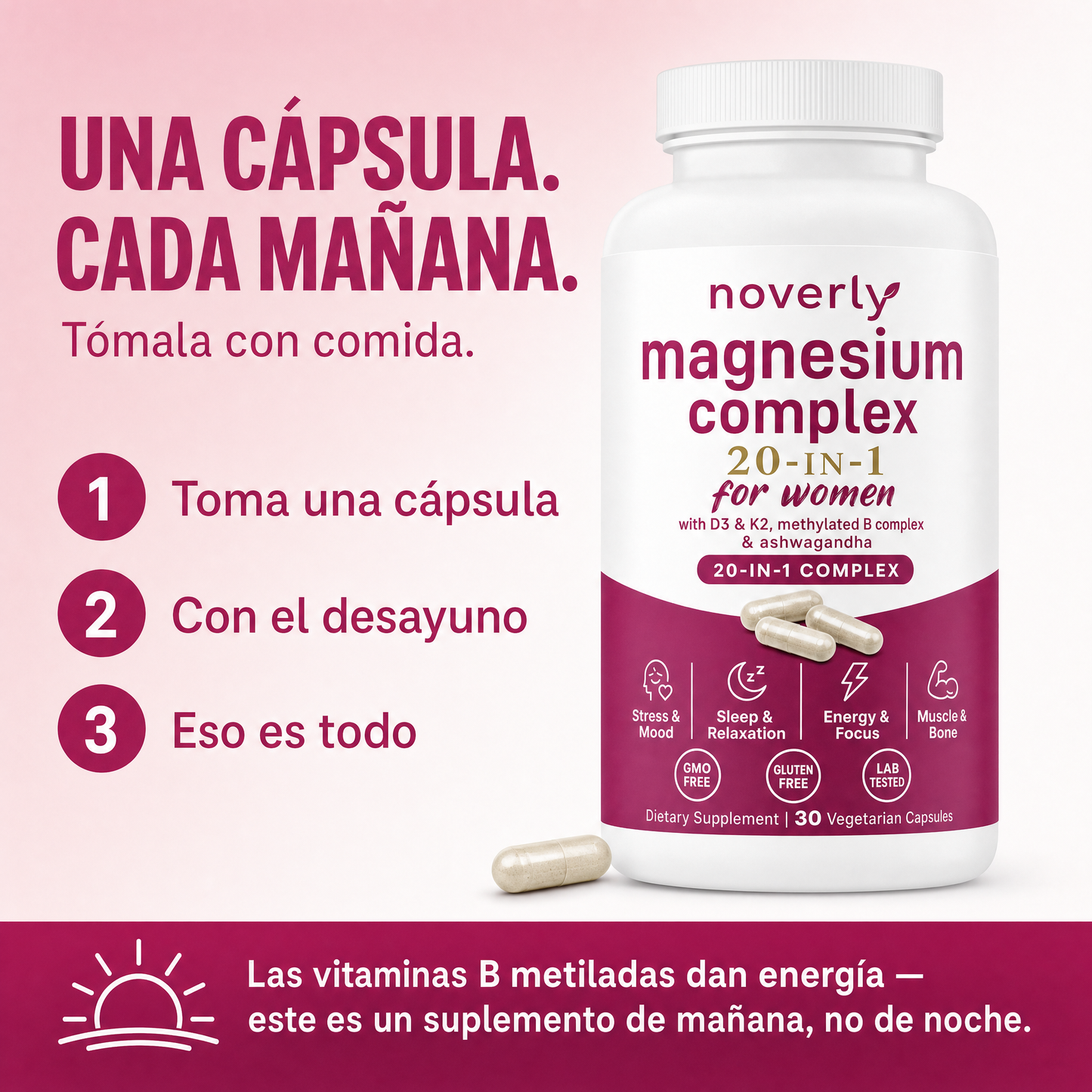 Complejo de magnesio para mujeres