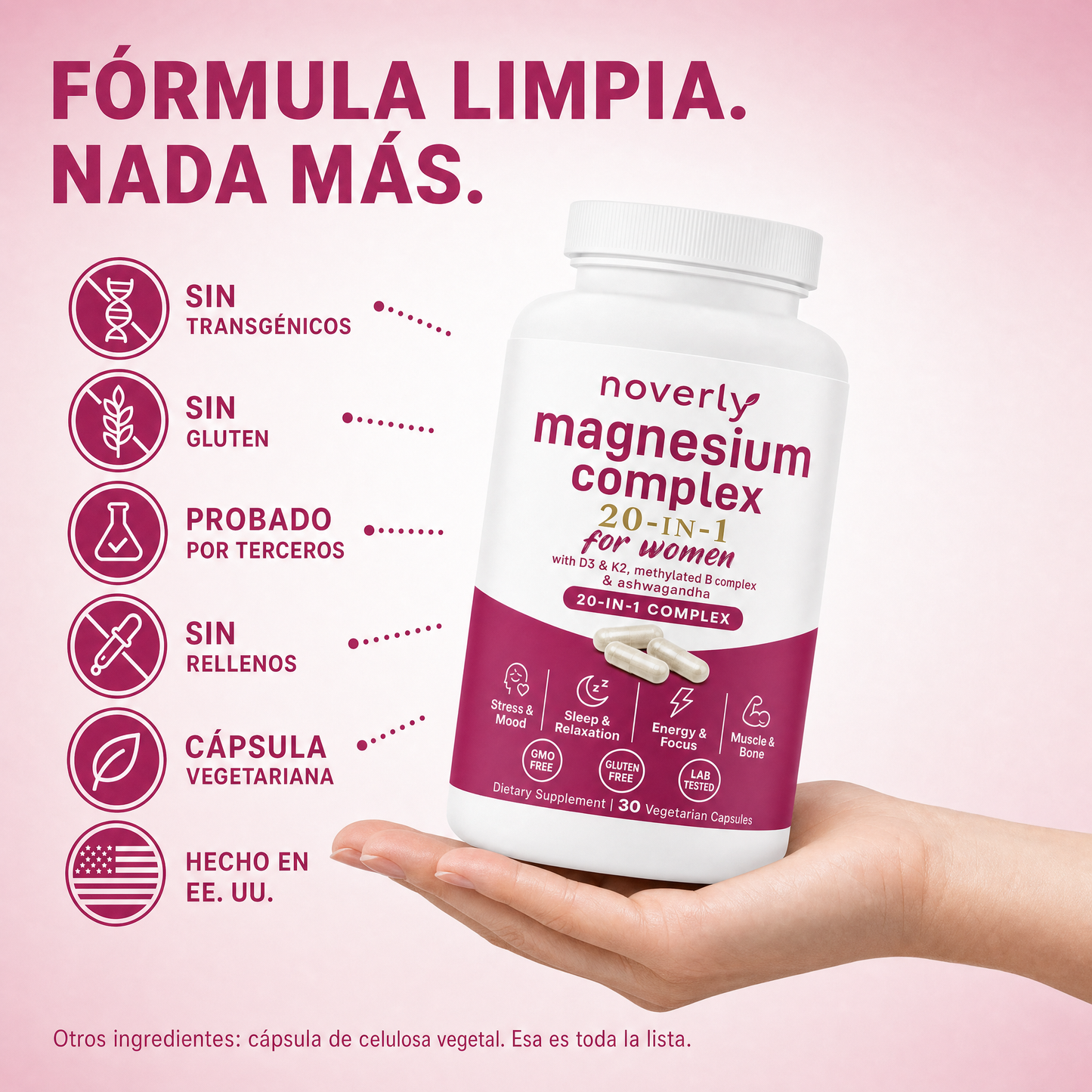 Complejo de magnesio para mujeres
