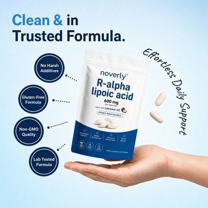 R-Alpha Lipoic Acid — 600mg Pure R-Form Softgels