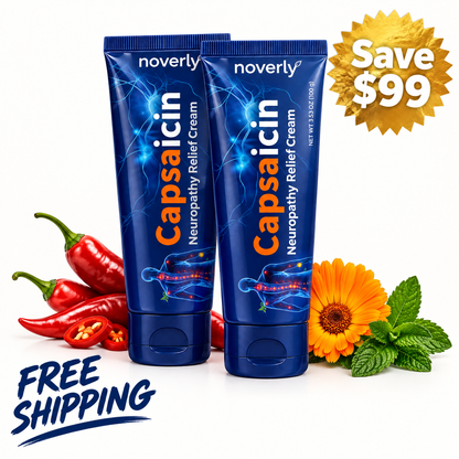 2 tubes Noverly Capsaicin Cream, save 99 dollars, free shipping