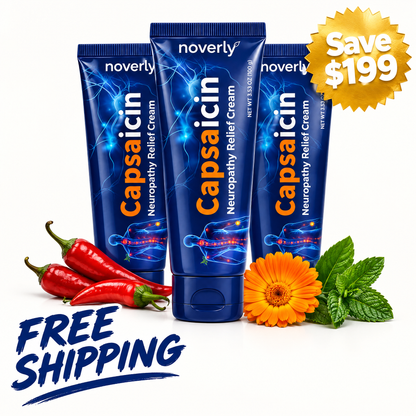 3 tubes Noverly Capsaicin Cream, save 199 dollars, free shipping