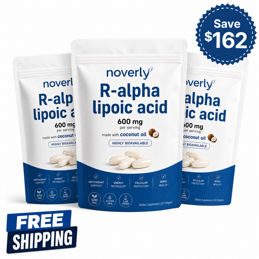R-Alpha Lipoic Acid — 600mg Pure R-Form Softgels