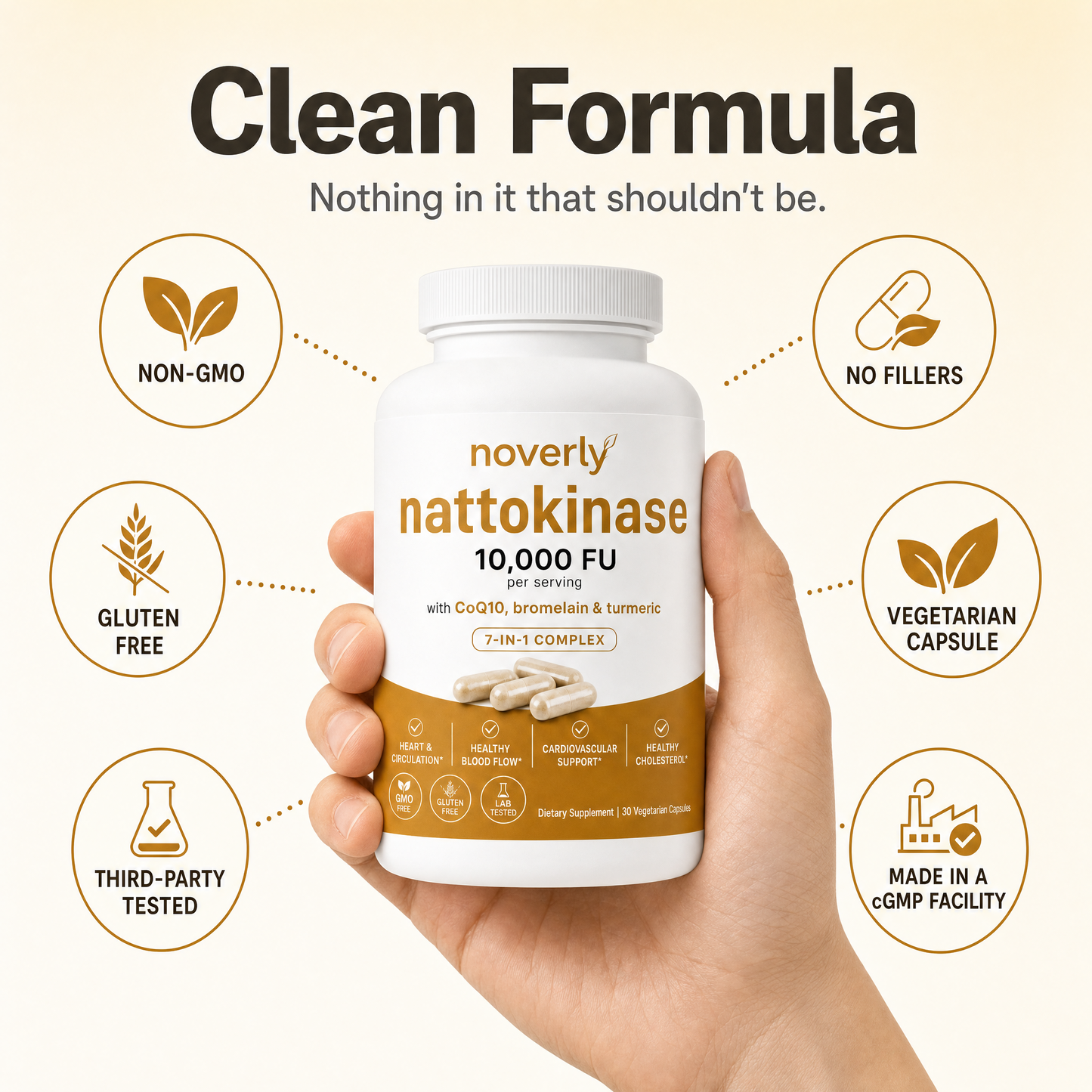 Nattokinase 10,000 FU Clinical Strength