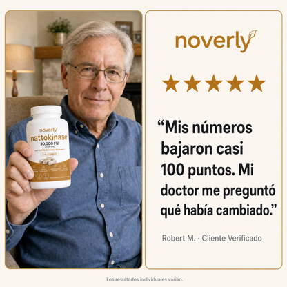 Nattoquinasa 10,000 FU Dosis Clínica