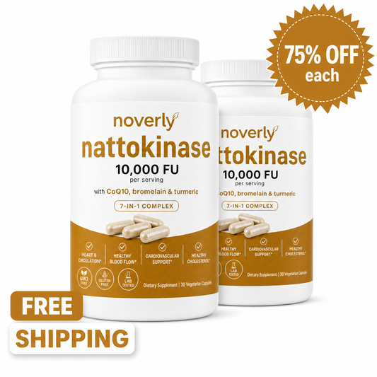 Nattokinase 10,000 FU Clinical Strength - 2Pack