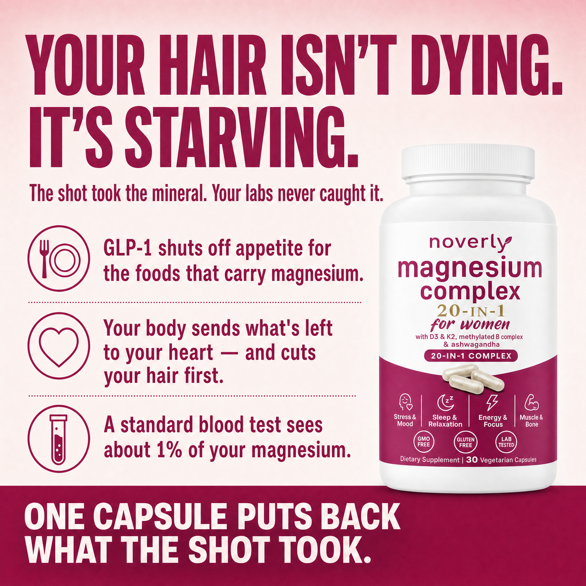 Your hair isn't dying. It's starving.