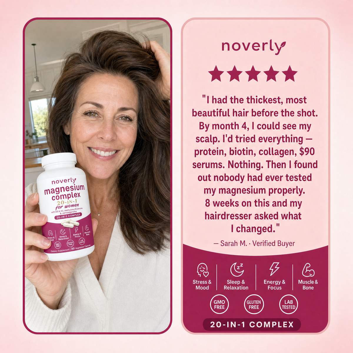 Sarah M., verified buyer