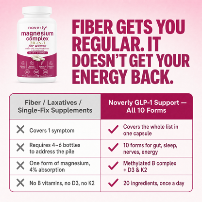Fiber gets you regular. It doesn't get your energy back.