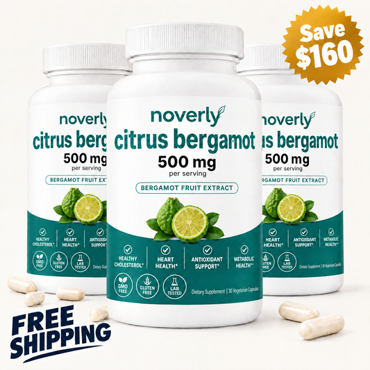 Max Potency Citrus Bergamot 500 mg — Cholesterol Support - 3 Pack
